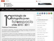 Tablet Screenshot of antologiajoven-2010-2011.fotoespacio.cl